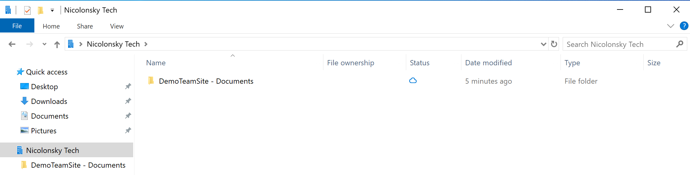 microsoft onedrive for business library url