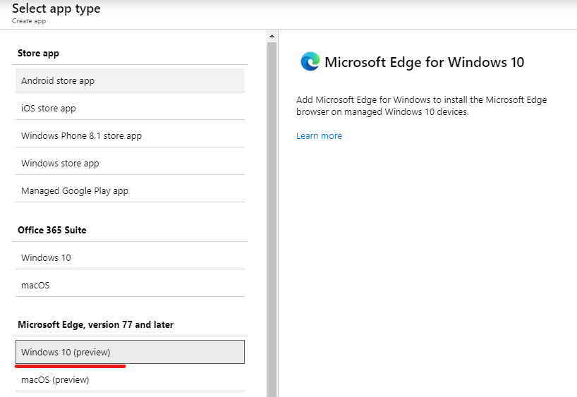 Manage Microsoft Edge Chromium extensions with Microsoft Intune